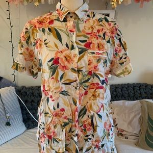 Floral pajama set